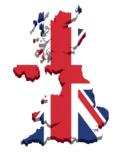 UK flag map